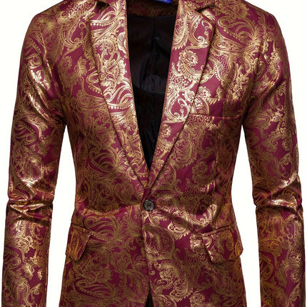 Men's Paisley Print Blazer #25062076 - Blazers | Blue / M