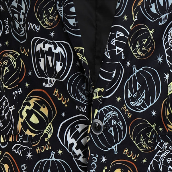 Men's Colorful Pumpkin Blazer #X122
