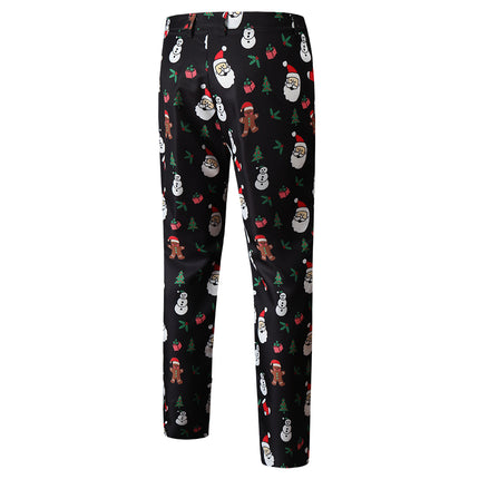 Men's Printed Three Piece Suit #3TZMK46 - Suits | Multicolour / M
