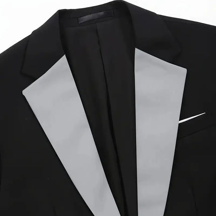 Men's 3-Piece Two-Button Suit #25729046 - Suits | Light Gray / 2XS
