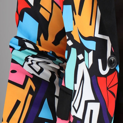 Men High Quality Print Blazers