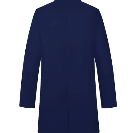 Men's Elegant Overcoat #25061025 - | Black / S