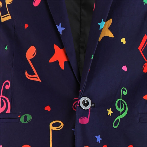 Men's Printed Suit #2TZ-XX1131