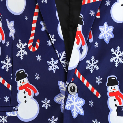 Men's Christmas Three Piece Suit #3TZMK656 - Suits | Multicolour / M