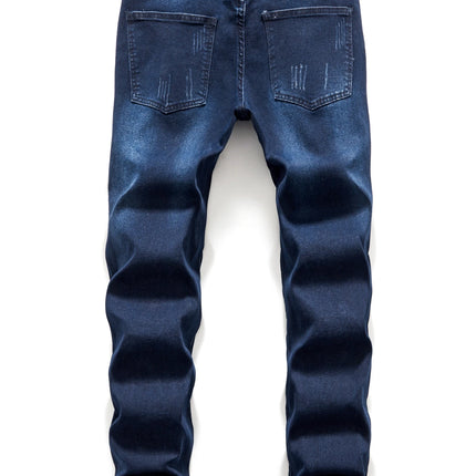 Men's Embroidered Jeans #25062184 - | Blue / S