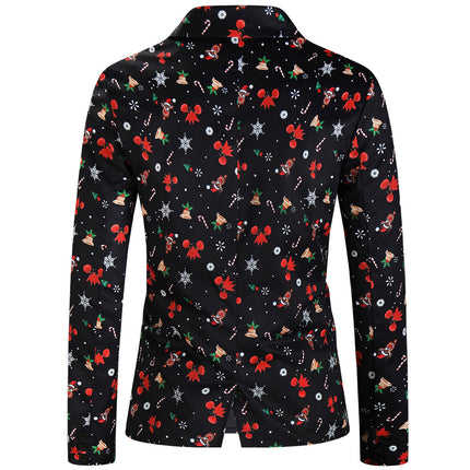 Men's Christmas Printed Suit #2TZ34 - Suits | Multicolour / M