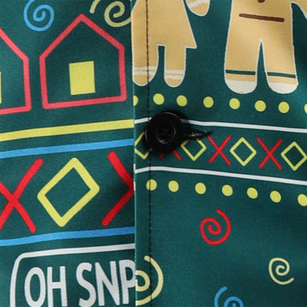 Men's Vintage Christmas Print Vest #MJ52 - Vests | Multicolour / M