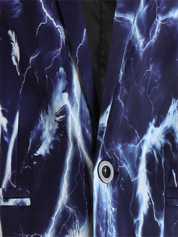 Men's Print Suit #2TZ1210