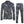 Men's Textured Grid Print Suit #2TZ314