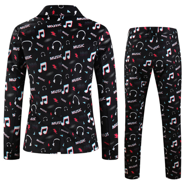 Men’s Melody Print Suit #2TZ-XX1133