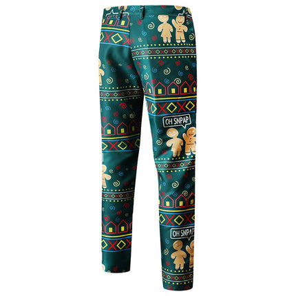 Men's Printed Vest Suit #2TZMK52 - Suits | Multicolour / M