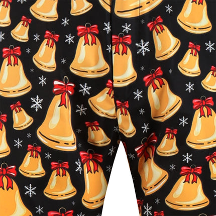 Men's Christmas Bell Pants #XK650 - Pants | Multicolour / M