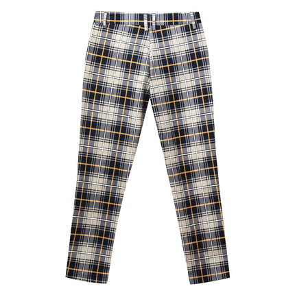 Men's Classic Plaid Pants #XK6028 - Pants | Black / S