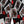 Black Poker Print Trousers