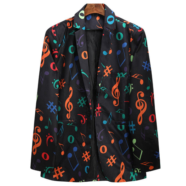 Men’s Stylish Printed Blazer #X138
