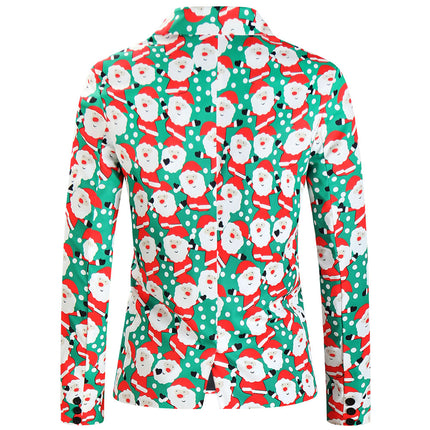 Men's Christmas Printed Suit #2TZ632 - Suits | Multicolour / M