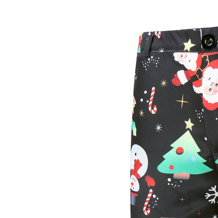 Men's Christmas Printed Pants #XK24 - Pants | Multicolour / M