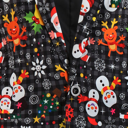 Men's Colorful Print Blazer #X660 - Blazers | Multicolour / M