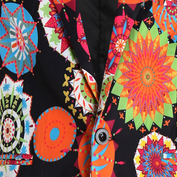 Men’s Colorful Floral Blazer #X1211