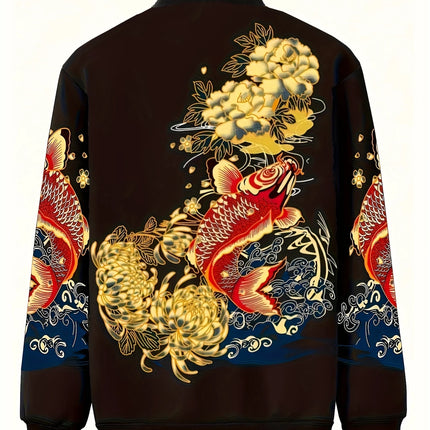 Men's Casual Printed Jacket #25625017 - | Color1 / S