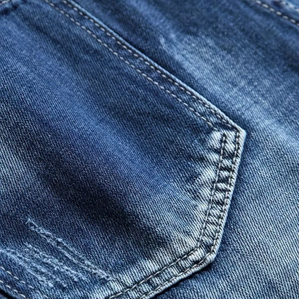 Men's Denim Ripped Shorts #25061237 - | Blue / 30