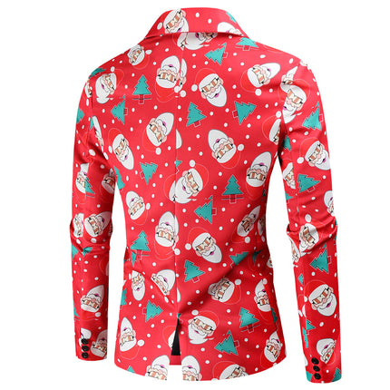 Men's Christmas Three Piece Suit #3TZMK54 - Suits | Multicolour / M