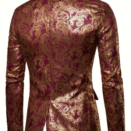 Men's Paisley Print Blazer #25062076 - Blazers | Blue / M