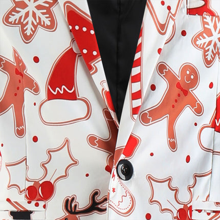 Men's Christmas Printed Suit #2TZ654 - Suits | Multicolour / M