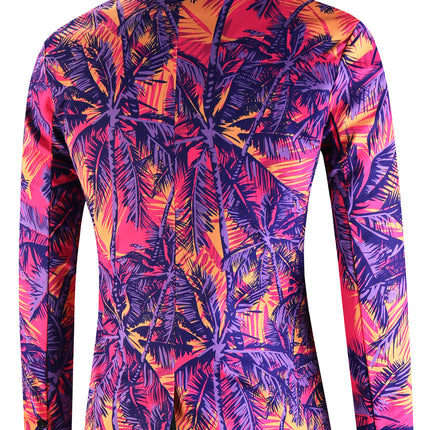 Men's Print Suit #2TZ2507 - Suits | Multicolour / M