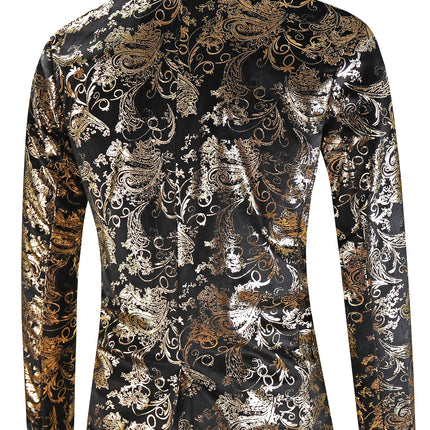 Men's Royal Gilded Suit #2TZ-XX2590 - Suits | Multicolor / M