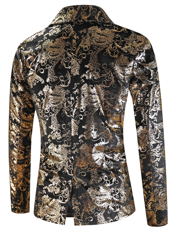 Men's Royal Gilded Suit #2TZ-XX2590