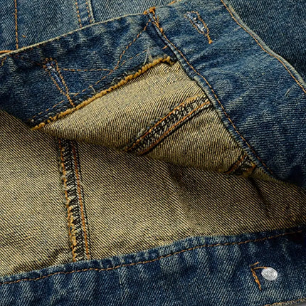 Men's Ripped Denim Vest #25061241 - Vests | Blue / XS
