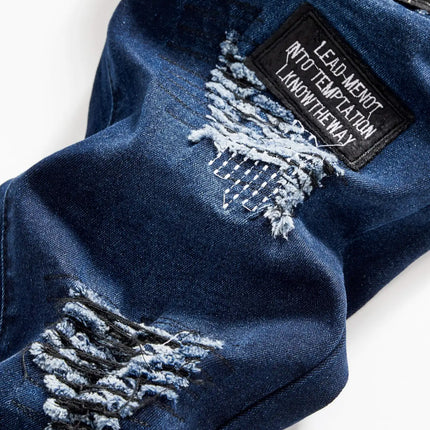 Men's Embroidered Jeans #25062184 - | Blue / S