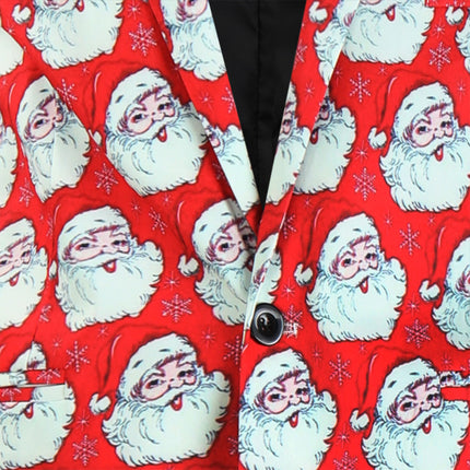 Men's Christmas Printed Suit #2TZ643 - Suits | Red / M