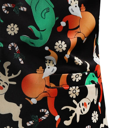 Men's Printed Vest Suit #2TZMK49 - Suits | Multicolour / M