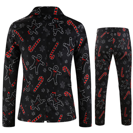 Men's Christmas Printed Suit #2TZ661 - Suits | Multicolour / M