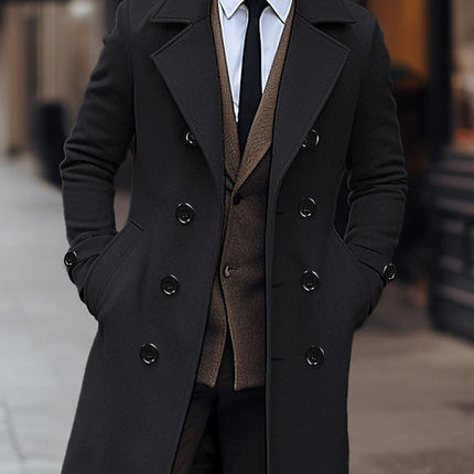 Men's Tweed Coat #25061242 - | Black / S