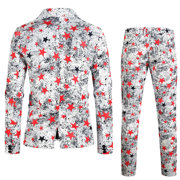 Men's Star Trendy Suit #2TZ157