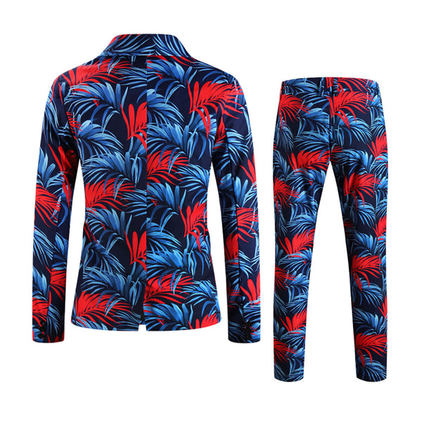 Men's Print Suit #2TZ2504