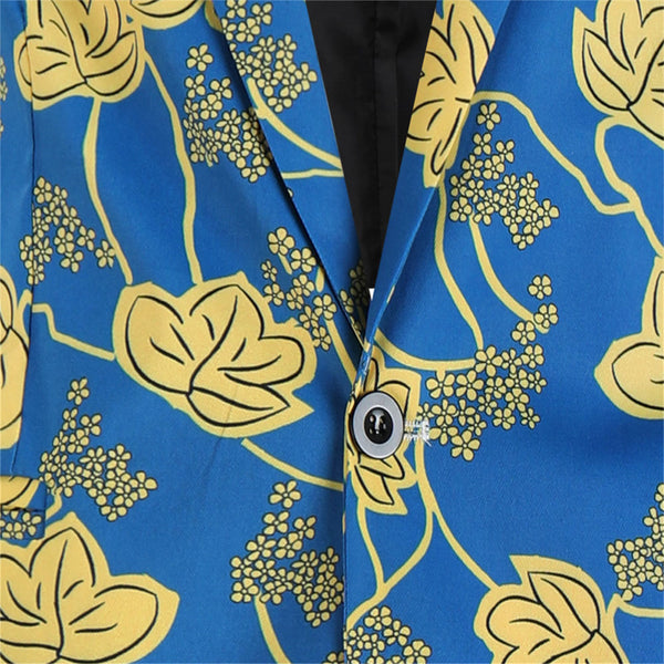 Men's Elegant Printed Blazer #X323