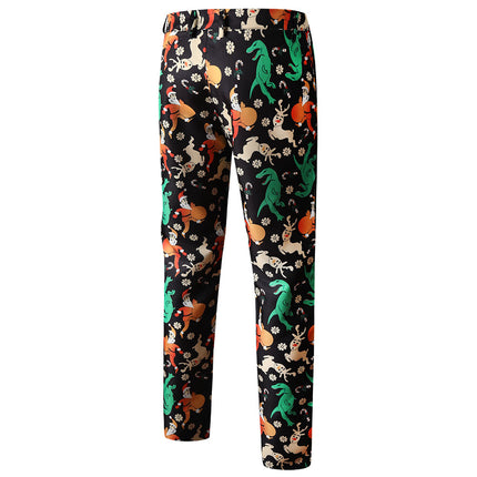 Men's Printed Vest Suit #2TZMK49 - Suits | Multicolour / M
