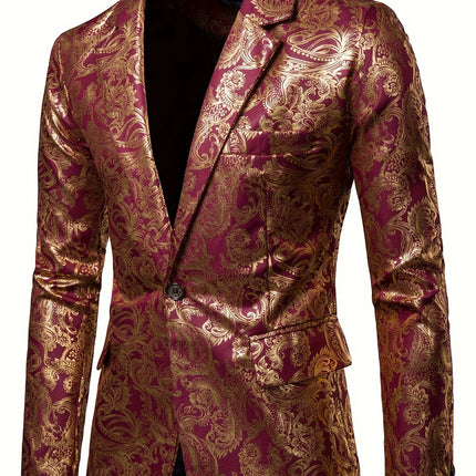 Men's Paisley Print Blazer #25062076 - Blazers | Blue / M