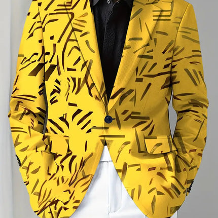 Men's Trendy Print Blazer #25062397 - Blazers | Color3 / S