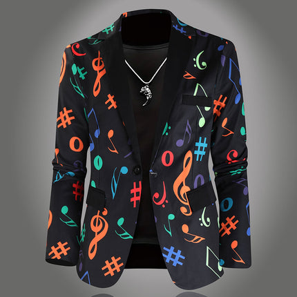 Men High Quality Print Blazers - Blazers | Color2 / M
