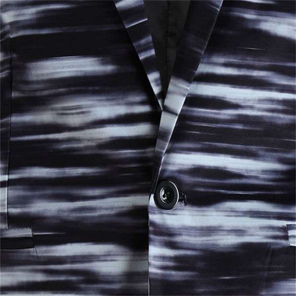 Men's Trendy Print Blazer #X332