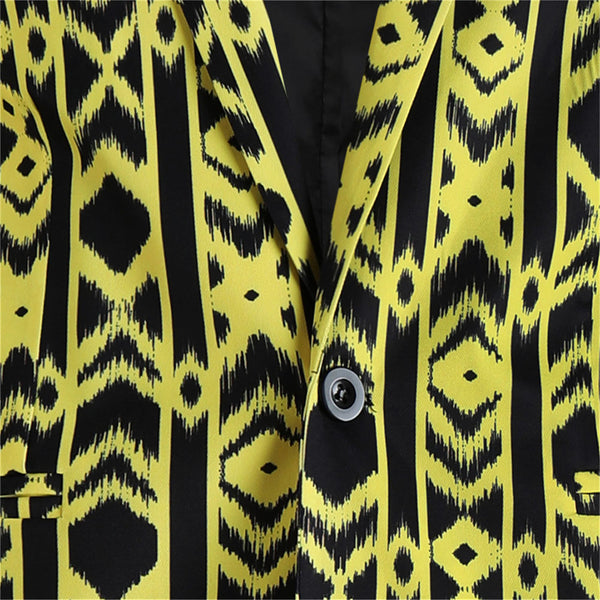 Men's Fashion Print Blazer #X338