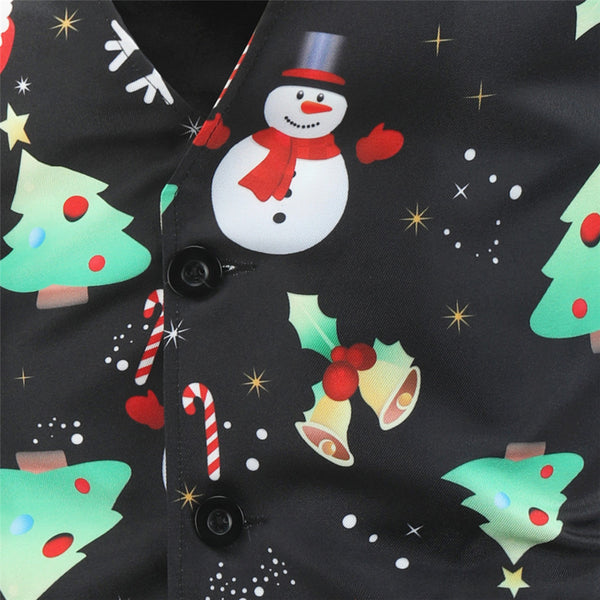 Men's Christmas Print Vest #MJ024