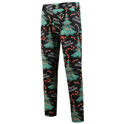 Men's Christmas Printed Vest Suit #2TZMK658 - Suits | Multicolour / M