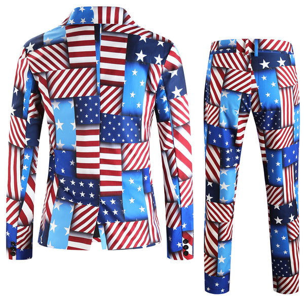 Men's Print Suit #2TZ2524