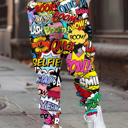 Men's Print Joggers #25625010 - Pants | Multicolour / S